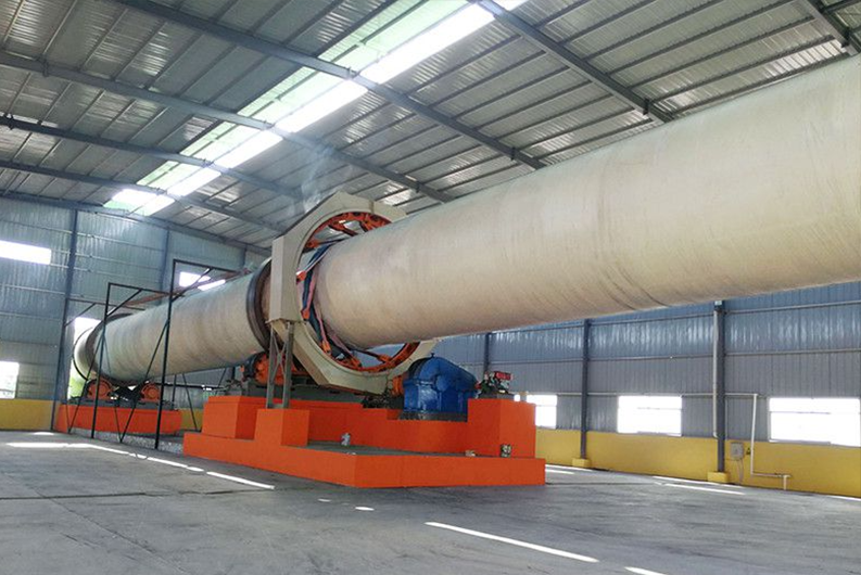 Вращающаяся печь для производства оксида цинка