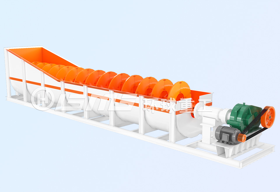 Спиральная машина для мойки песка