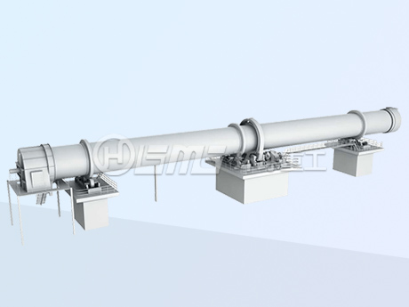 Вращающаяся печь для производства цемента сухим способом