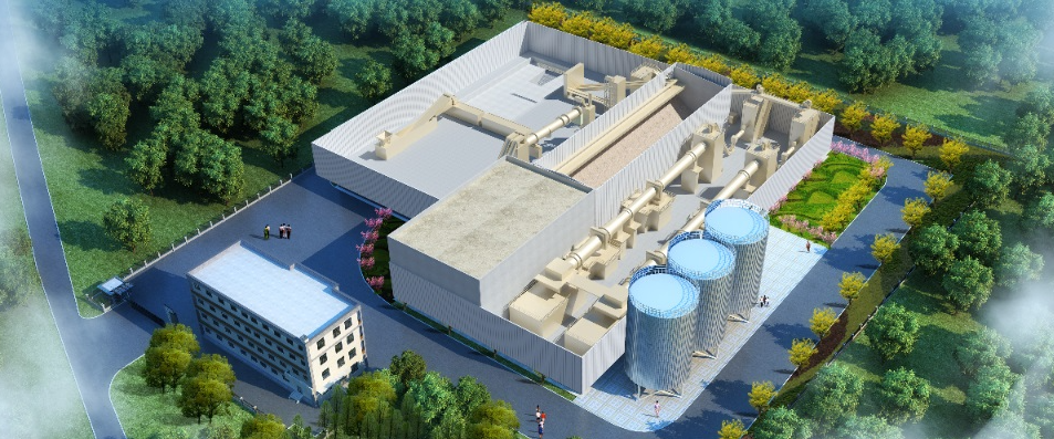 Проект линии по производству шламового керамзита мощностью 300 000 м3 в год в Чунцине